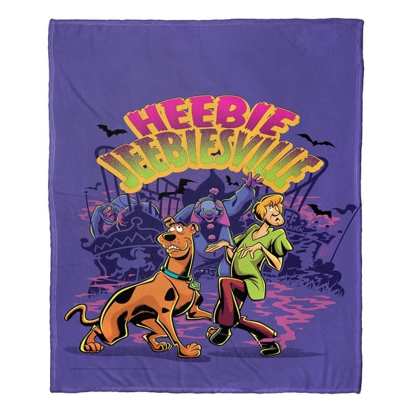 slide 2 of 5, Warner Brothers Scooby-Doo Heebie Jeebiesville Silk Touch Throw Blanket