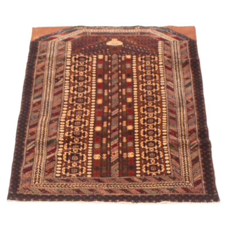 Teimani Brown Rug 2'10" x 4'7" - 2'10 x 4'7