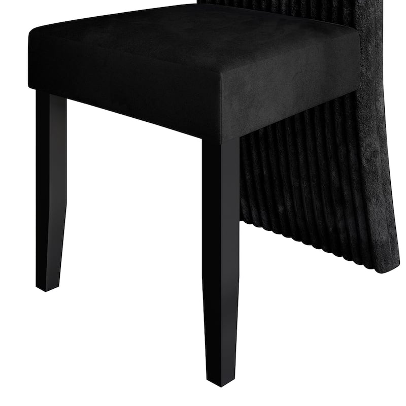 CraftPorch Corduroy Mid-Century Modern 5 Piece Dining Set