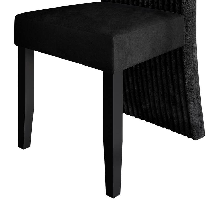 CraftPorch Corduroy Mid-Century Modern Elegance 5-Piece Dining Set