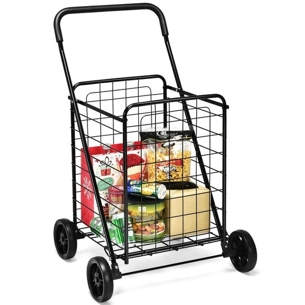 Portable Folding Shopping Cart Companion for Effortless