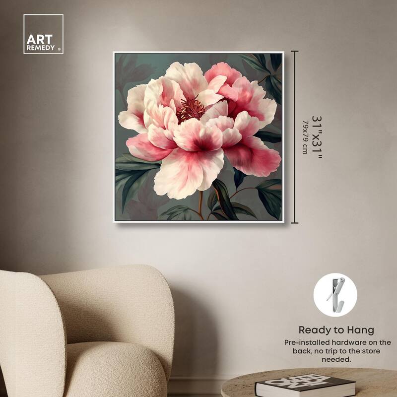 Opal Bloom I Canvas by Art Remedy