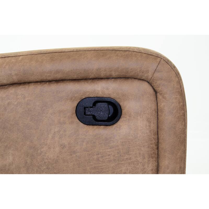Luxurious Single Recliner with Horizontal and Vertical Tufting for Unmatched Comfort and Style