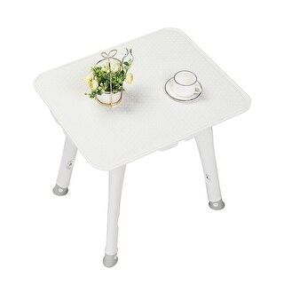 White HDPE Outdoor or Indoor Side Table
