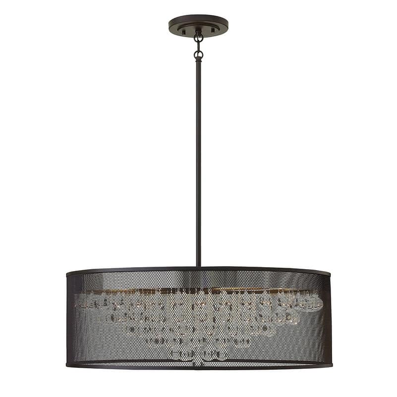 Fredrick Ramond 8 Light Large Foyer Single Pendant from the Fiona
