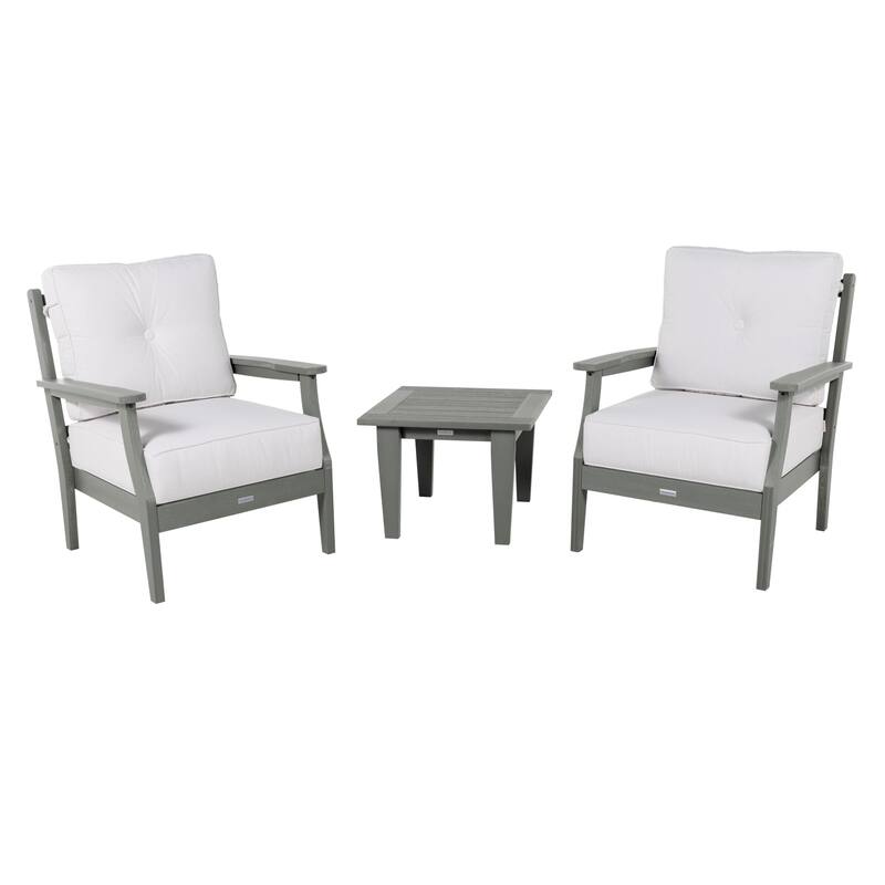 HIGHWOOD Lehigh 3-Piece Deep Seating Chair Set - Bliss Linen