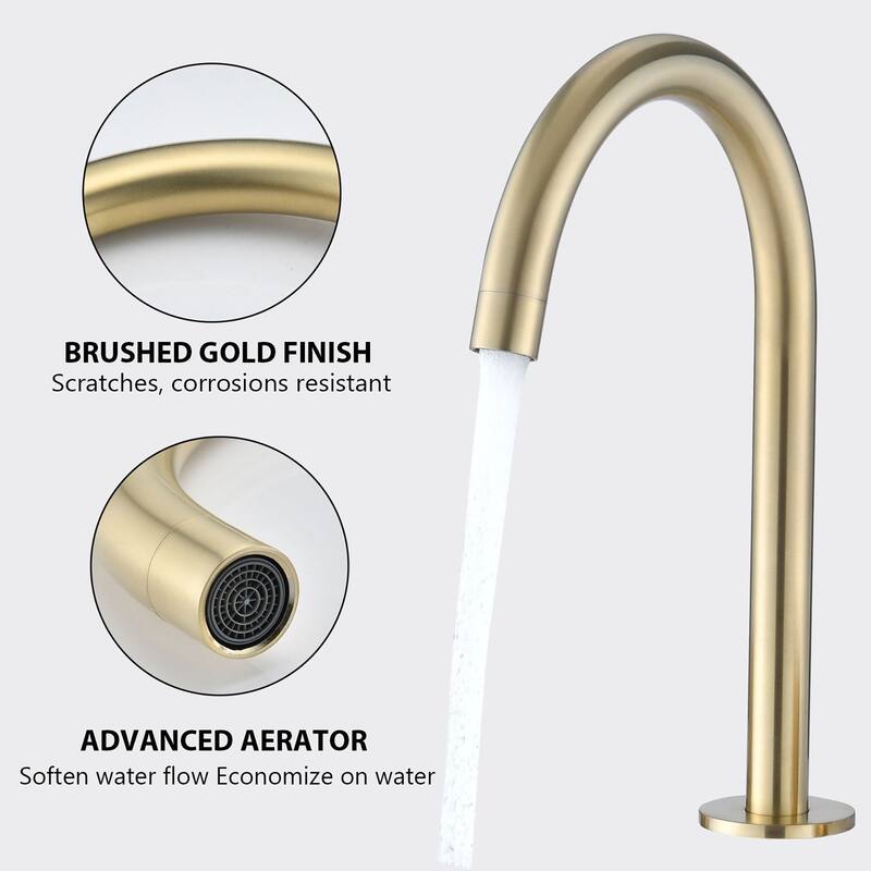 Widespread Double Handle Bathroom Faucet with Swivel Spout