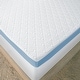 preview thumbnail 9 of 8, SensorPEDIC 4-Inch Supreme Gel Cooling Transcend Memory Foam Bed Topper - White