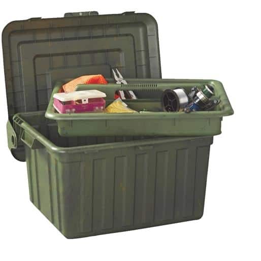 Homz Products/Storage Camo Tote Locker W/Tray Unit