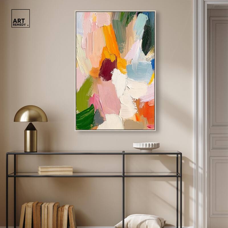 Chromatic Surge IV Canvas by Art Remedy