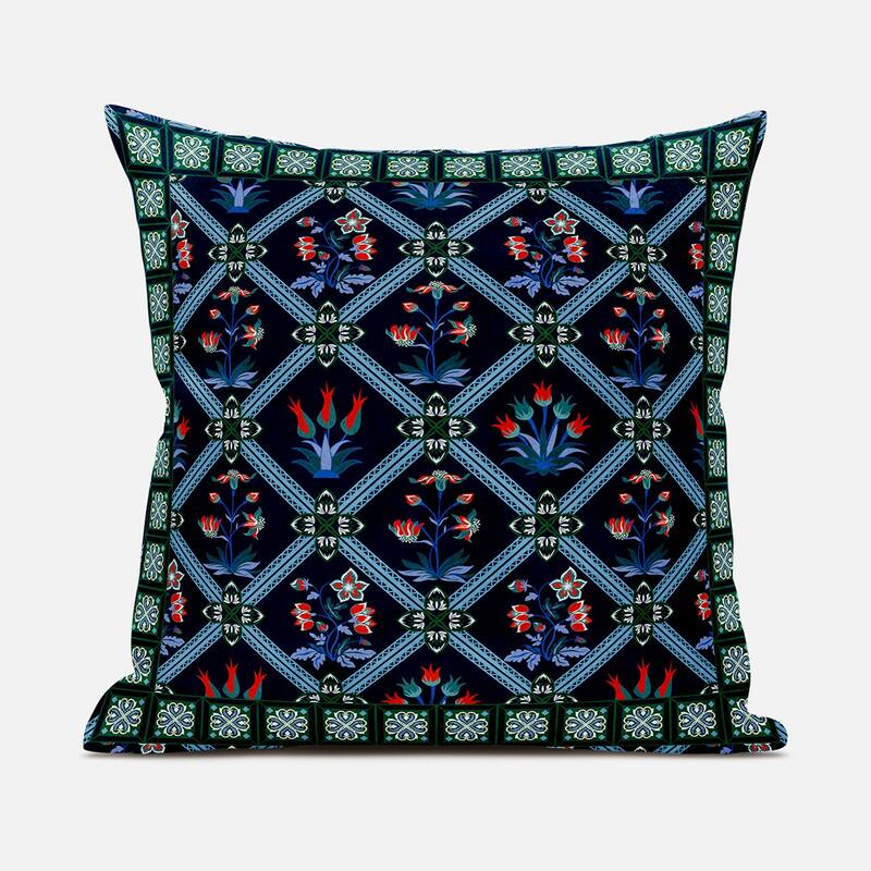 Amrita Sen Mughal Art Indoor Outdoor Pillow - 16" x 16"