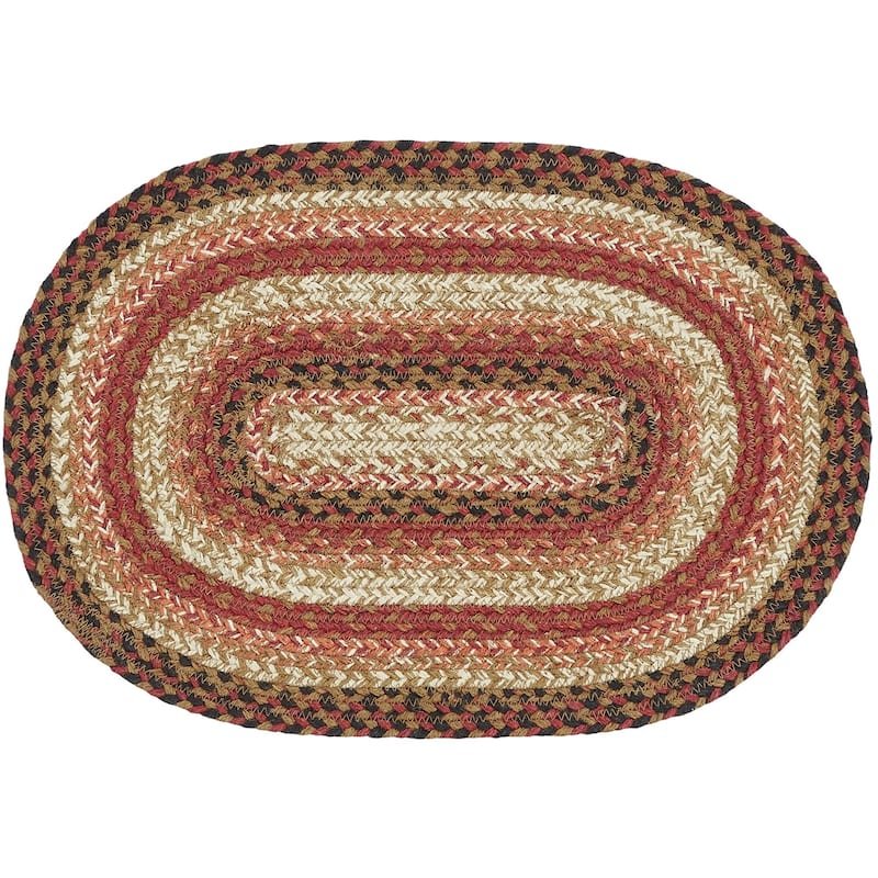 Ginger Spice Jute Oval Placemat 12x18 - Bed Bath & Beyond - 34149421
