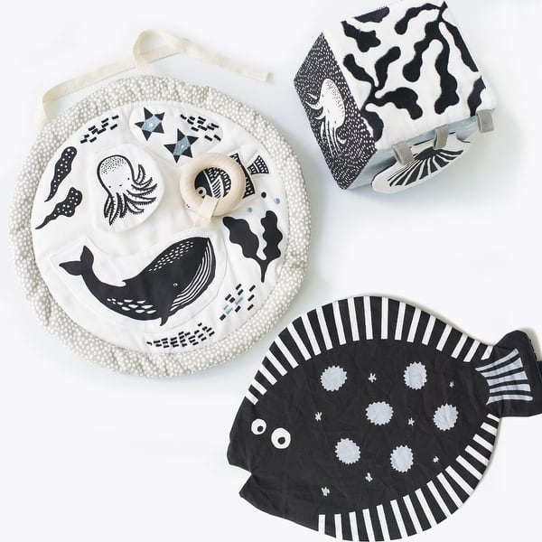 slide 2 of 5, Wee Gallery Sensory Bundle for Baby - Ocean