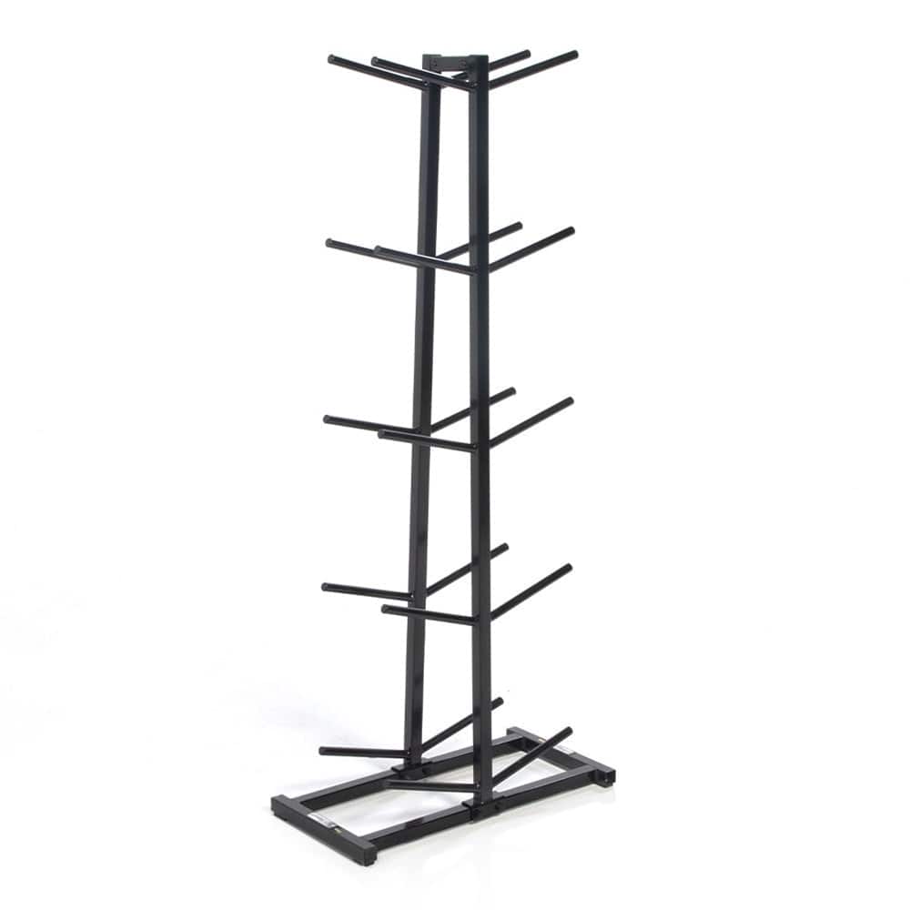 Power Systems Double Medicine Ball Storage Rack - Holds 10 Balls, Vertical Weight Tree Rack, 23" x 11" x 52" - Medium