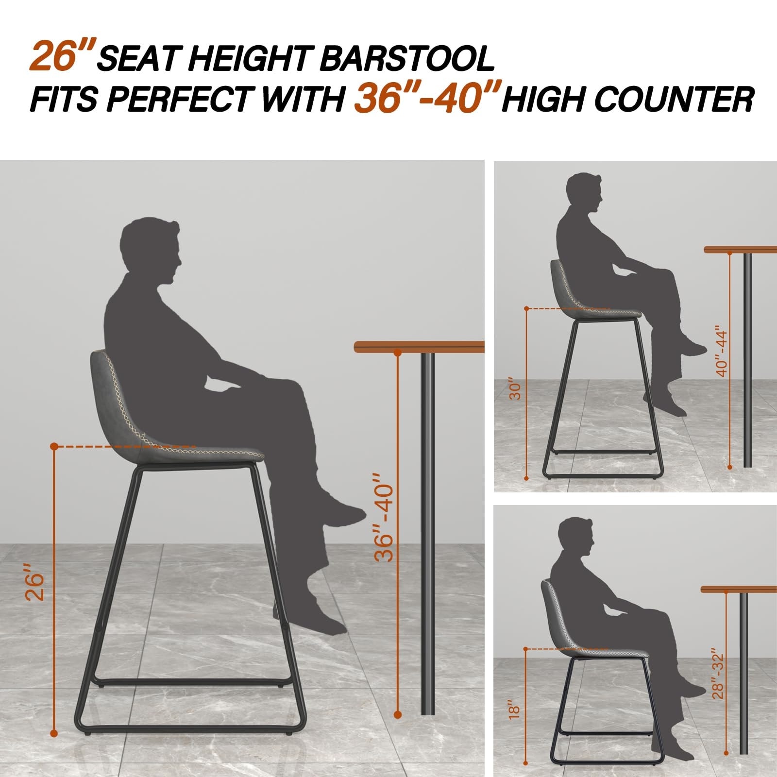 Furniture Bar Chair Standard Size Standard Bar Counter Stool