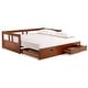 preview thumbnail 15 of 16, Melody Expandable Twin-to-King Trundle Daybed with 2 Storage Drawers