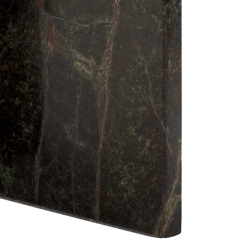 SAFAVIEH Couture Adriano 2 Leg Marble Accent Table - 18"W x 18"D x 22"H