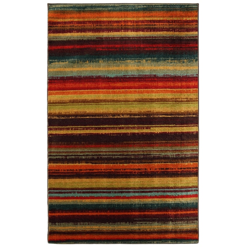 Mohawk Home New Wave Multicolor Boho Stripe Area Rug - 7' 6" x 10' - Multi - Runner/Rectangle