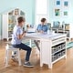 preview thumbnail 2 of 8, Martha Stewart Living and Learning Collection Kids’ Art Table & Stools