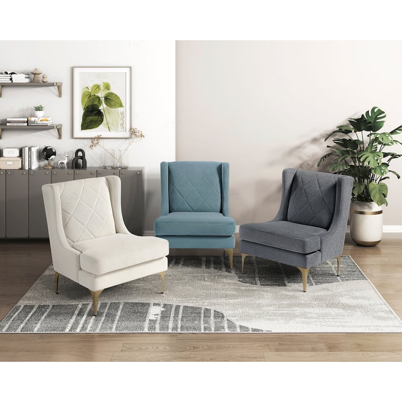 Luxurious Wingback Accent Chair with Exceptional Comfort and Stylish Design