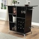 preview thumbnail 8 of 10, Furniture of America Mine Contemporary 47-inch Wide Faux Leather Tufted Bar Table