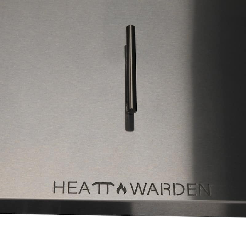 Heat Warden Rectangle Fire Pit Heat Deflector in Stainless Steel