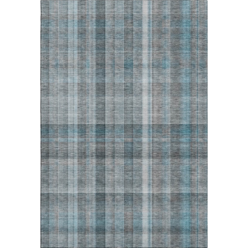 Premium Washable Super Soft Plaid Mayfield Rug
