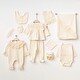 preview thumbnail 3 of 3, Lace Embroidered - 11 Piece Newborn Girl Homecoming Set Flesh