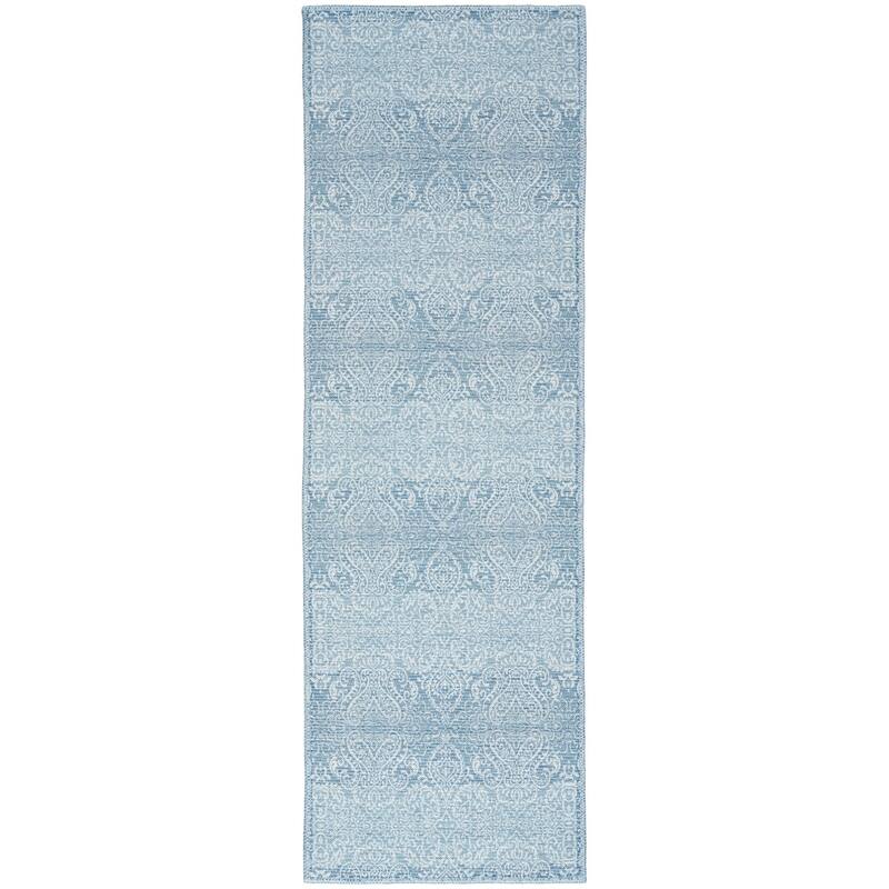 Waverly Machine Washable Botanical Damask Area Rug