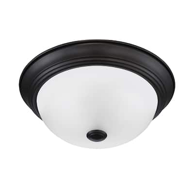 Designers Fountain Decorative Flushmount 2 Light 11" Wide Flush Mount
