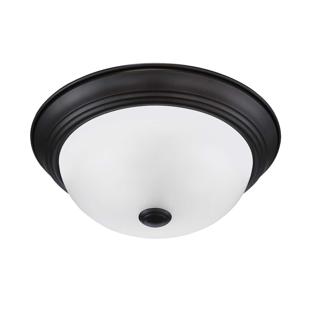 Designers Fountain Decorative Flushmount 2 Light 11" Wide Flush Mount