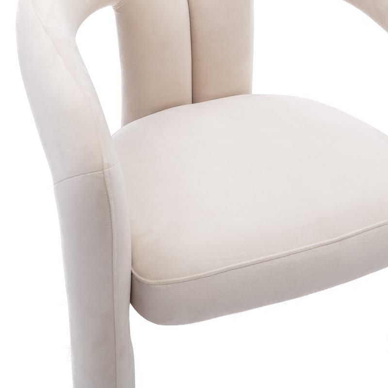Upholstered Accent Chair Barrel Side Chairs Set of 2