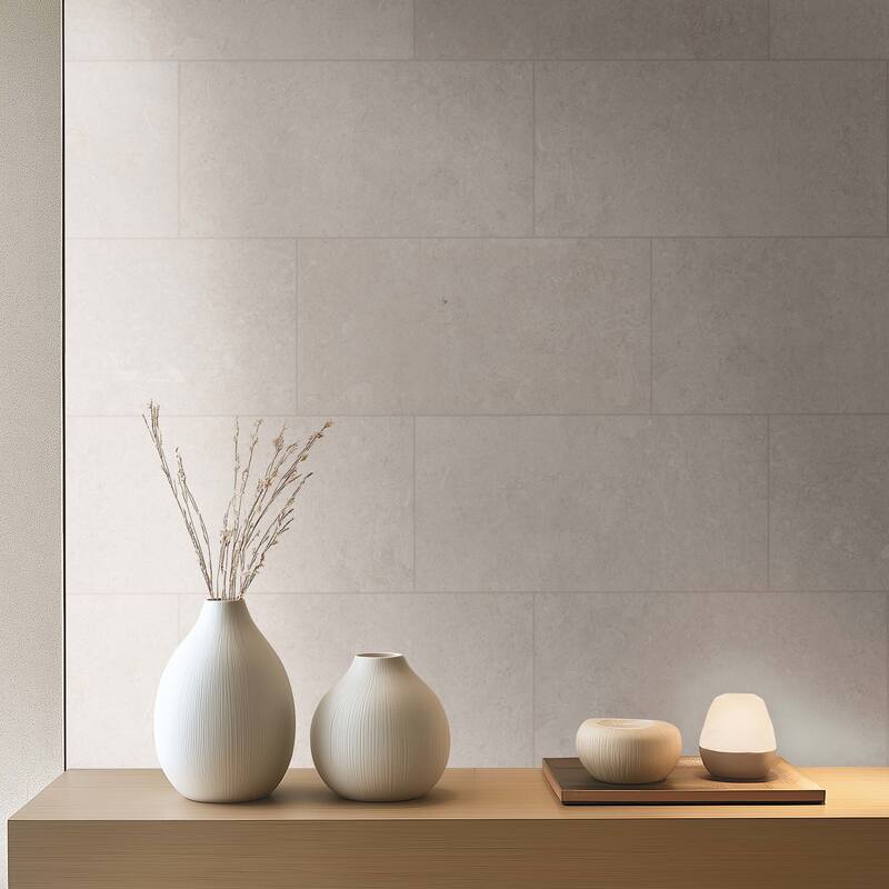 Ackland AKNPTMEL12X24-PL Mele - 12" x 24" Porcelain Solid Floor and