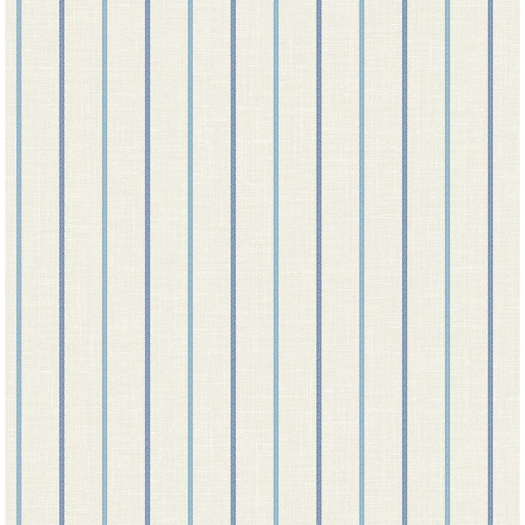 Seabrook Designs Andree Stripe Nonwoven Unpasted Wallpaper