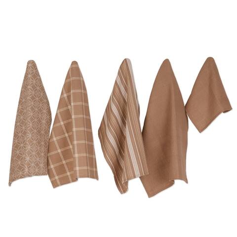 DII Assorted Kitchen Dishtowel & Dishcloths (Set of 5)