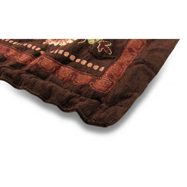 Shop Brown Floral Josephine Tapestry Wall Hanging W Rod 36 X 26 In Overstock 16750912