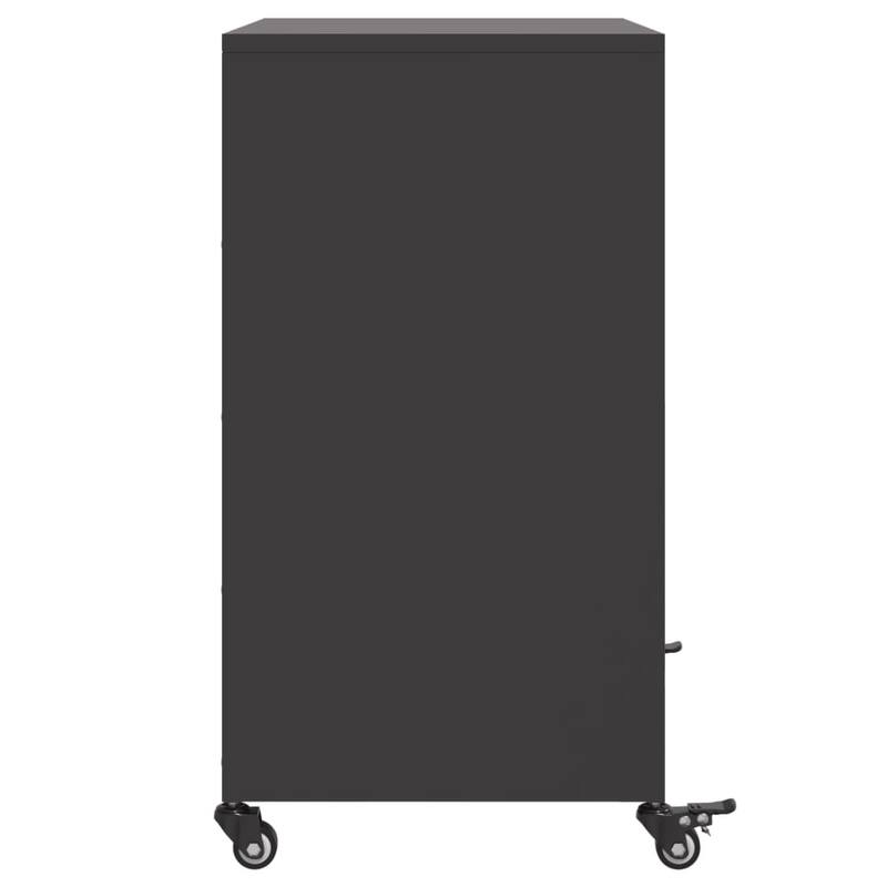 vidaXL Sideboard Cupboard Storage Cabinet Home Organizer Cold-rolled Steel - 15.4 x 26.8 x 28.3