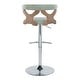 preview thumbnail 139 of 141, Carson Carrington Viby Adjustable Bar Stool with Rounded T Footrest (Set of 2)