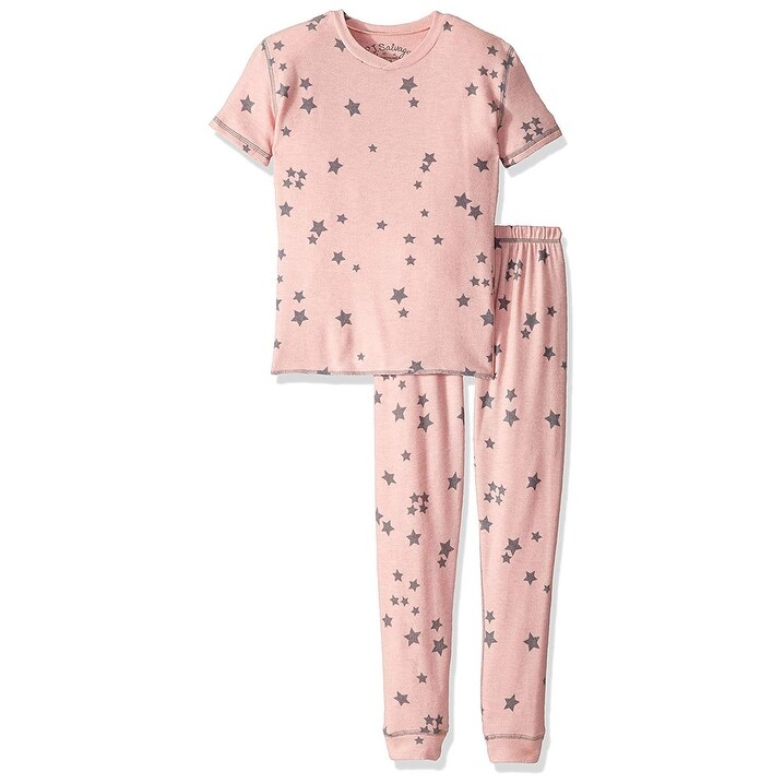 Shop Pj Salvage Kids Girls Big Kids Peachy Party Star Snug Fit
