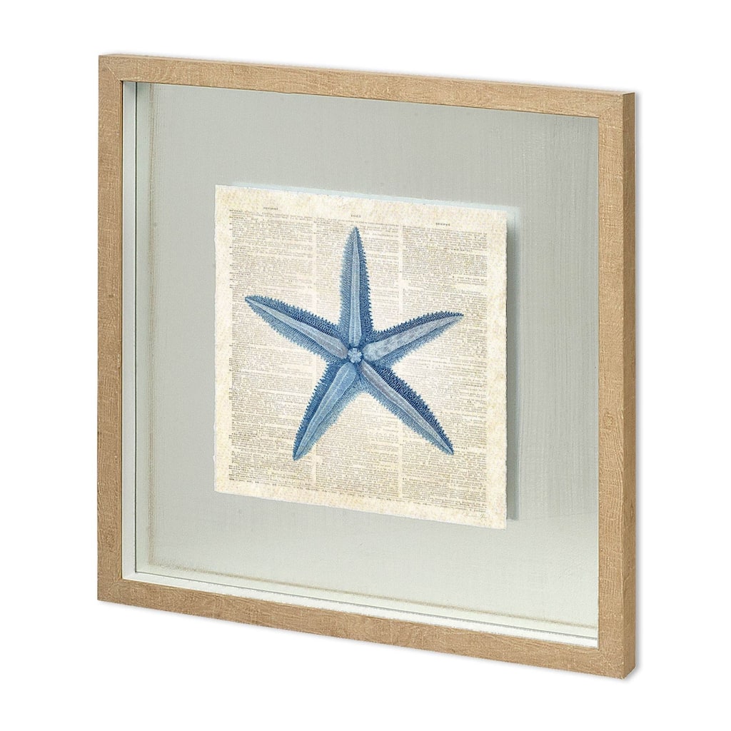 Starfish Pages Framed Art Print