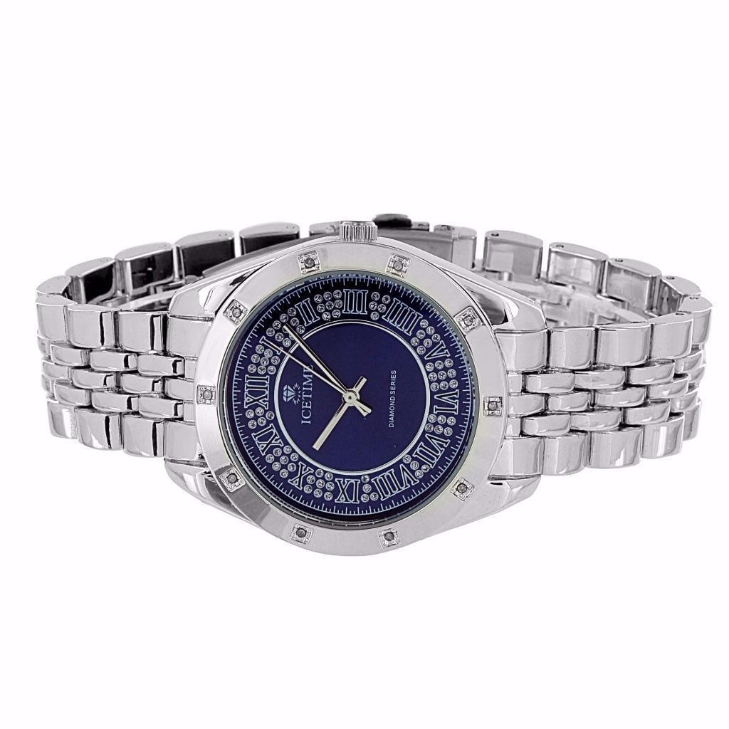 ice time men's diamond watch