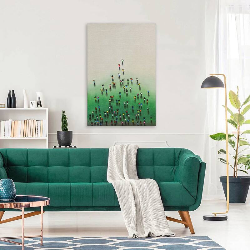 Social Climber 3D Paint on Canvas Wall Art