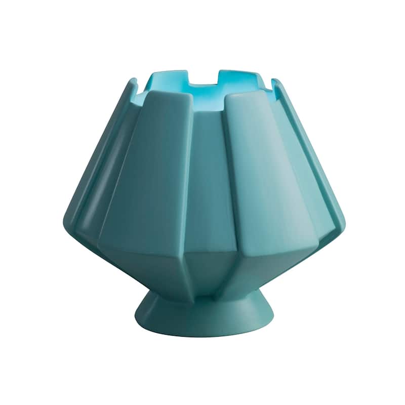 Justice Design Group Meta Ceramic Portable Table Lamp - Incandescent - Reflecting Pool