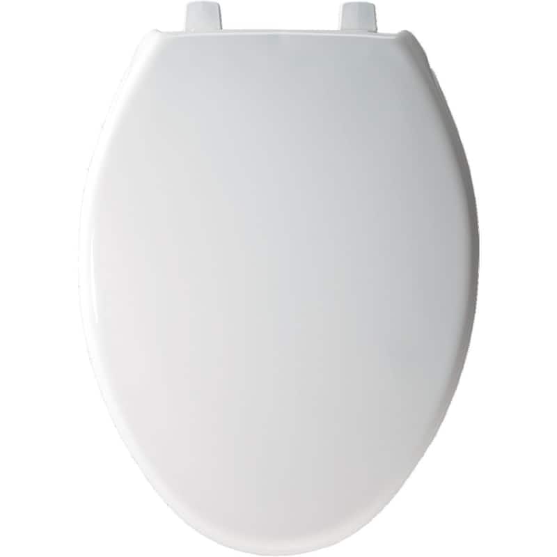 Bemis Elongated Plastic Toilet Seat with DuraGuard� and STA-TITE�