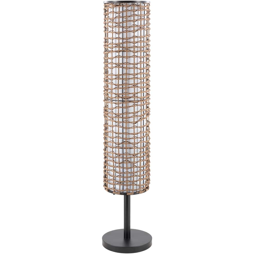 Katelin Indoor/ Outdoor Woven Floor Lamp - 53"H x 9"W x 9"D