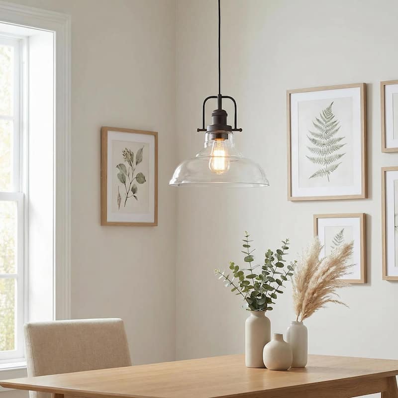 Farmhouse Glass Glass Pendant Lighting for Kitchen Island