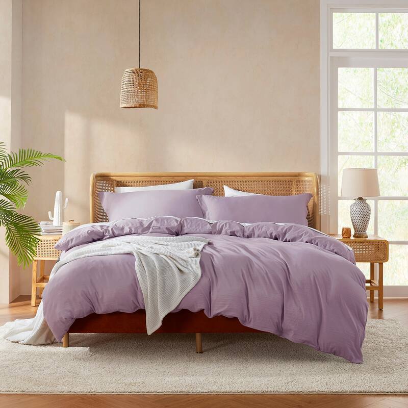 Emperyan 7 PC Bedding Set, Luxury Microfiber Duvet Cover With Sheets Bed Sets