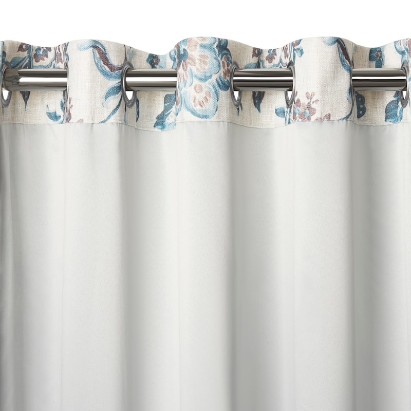 Elrene Sorrento Floral Window Curtain Panel