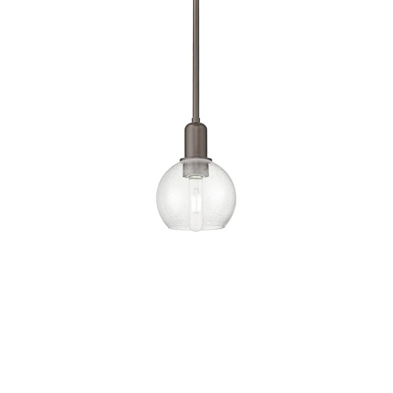 Innovations Lighting 716-1S-9-6 Athens Pendant Athens 6" Wide Mini - Oil Rubbed Bronze / Seedy