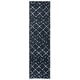preview thumbnail 81 of 154, SAFAVIEH Arizona Shag Nevada 1.2-inch Thick Rug 2'3" x 8' Runner - Slate Blue/Ivory